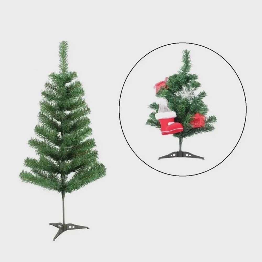 Arvore De Natal Branca 90cm Para Decoração Natalina