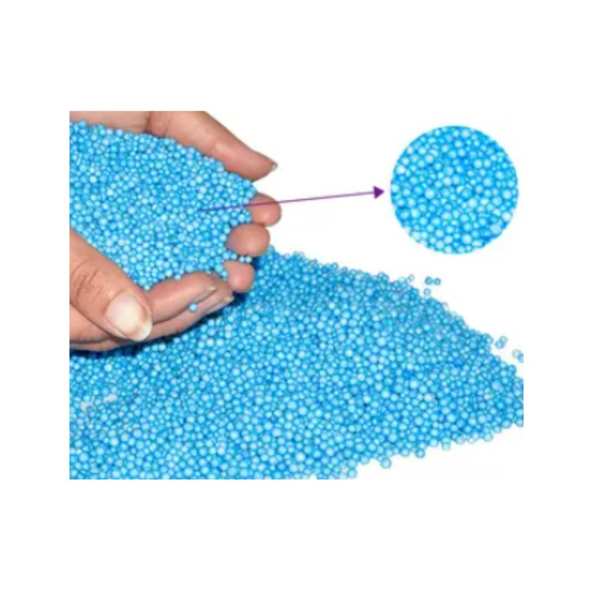 Bolinha Isopor Azul 90g 05L Styroform Bolinha Isopor Azul 90g 05L Styroform