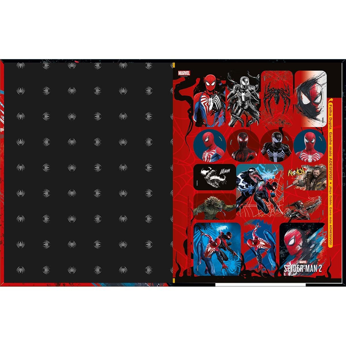Caderno Brochura Universitário Capa Dura 80 Folhas Colorido Peter Miles Venom Spider Man Game Tilibra Caderno Brochura Universitário Capa Dura 80 Folhas Colorido Peter Miles Venom Spider Man Game Tilibra