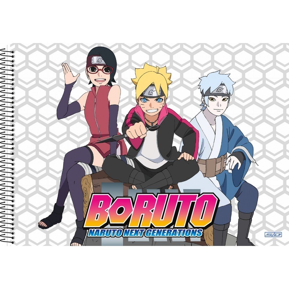 Caderno Unv Espiral Boruto Naruto 80 Folhas 1 Matéria - Sd em Promoção na  Americanas