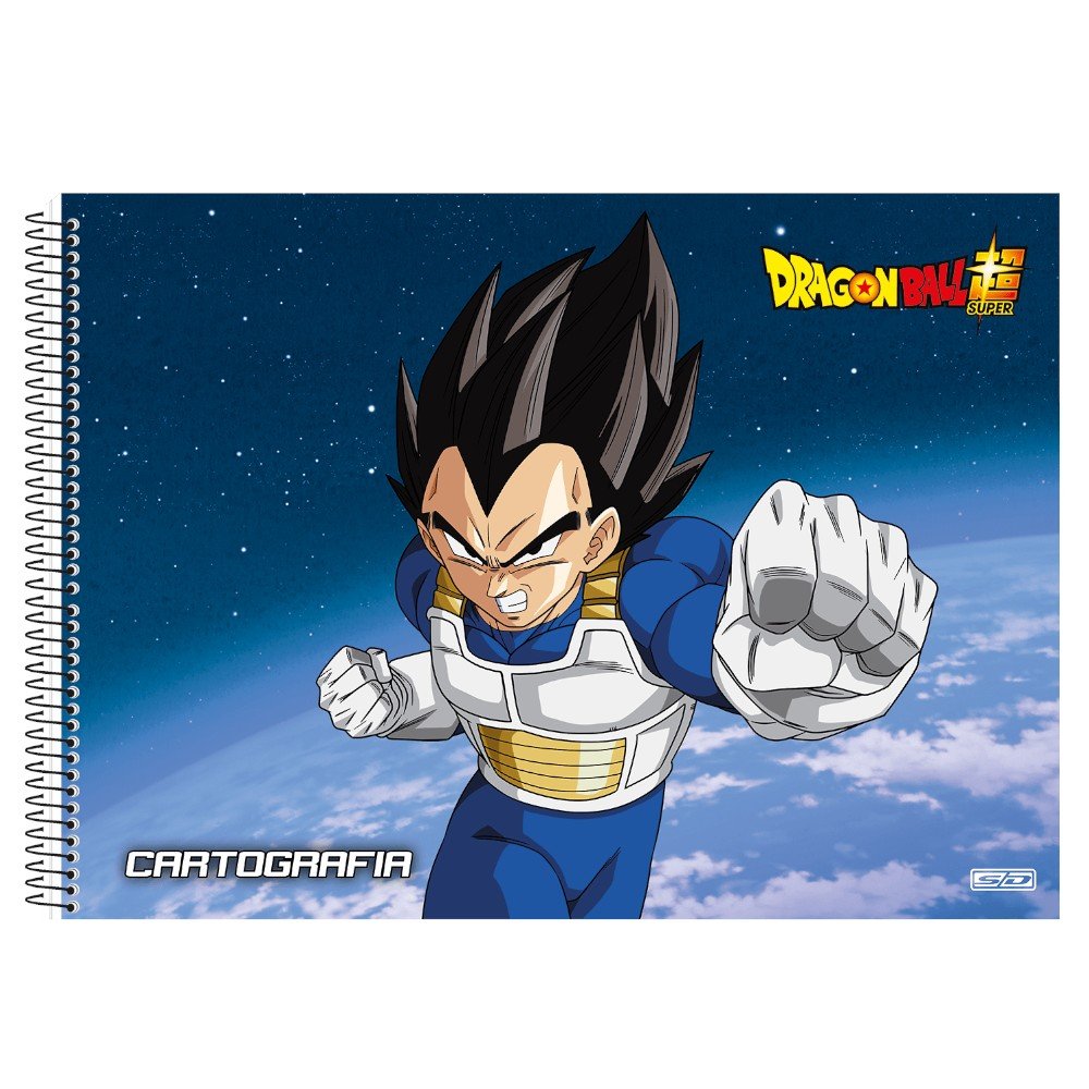 Caderno de Desenho CD 60fls Azul Dragon Ball São Domingos - Welban