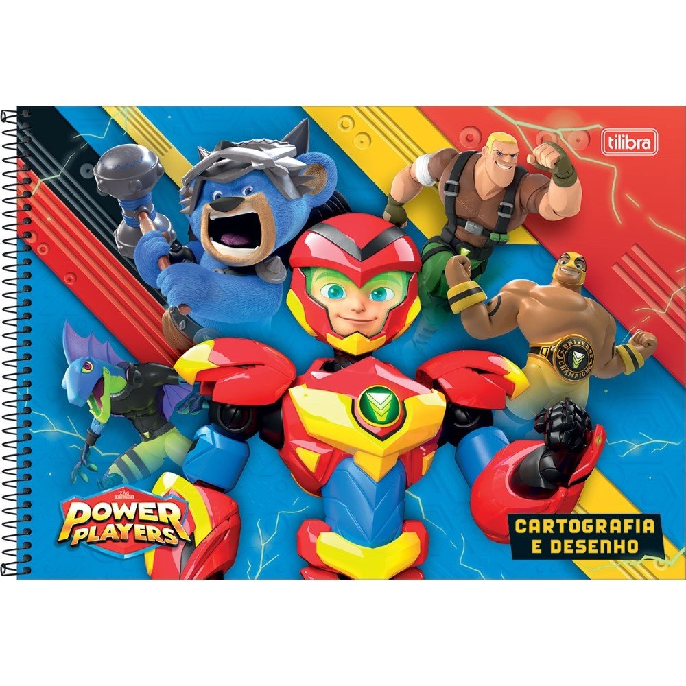 Caderno de Desenho CD 60fls Amarelo Dragon Ball São Domingos - Welban