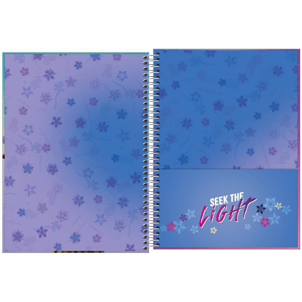 Caderno Espiral Univ CD 80fls Branco Boruto São Domingos - Welban