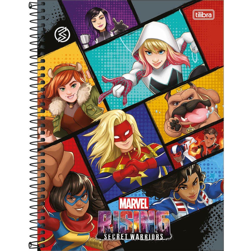 Caderno Espiral Univ CD 80fls Time Boruto São Domingos - Welban