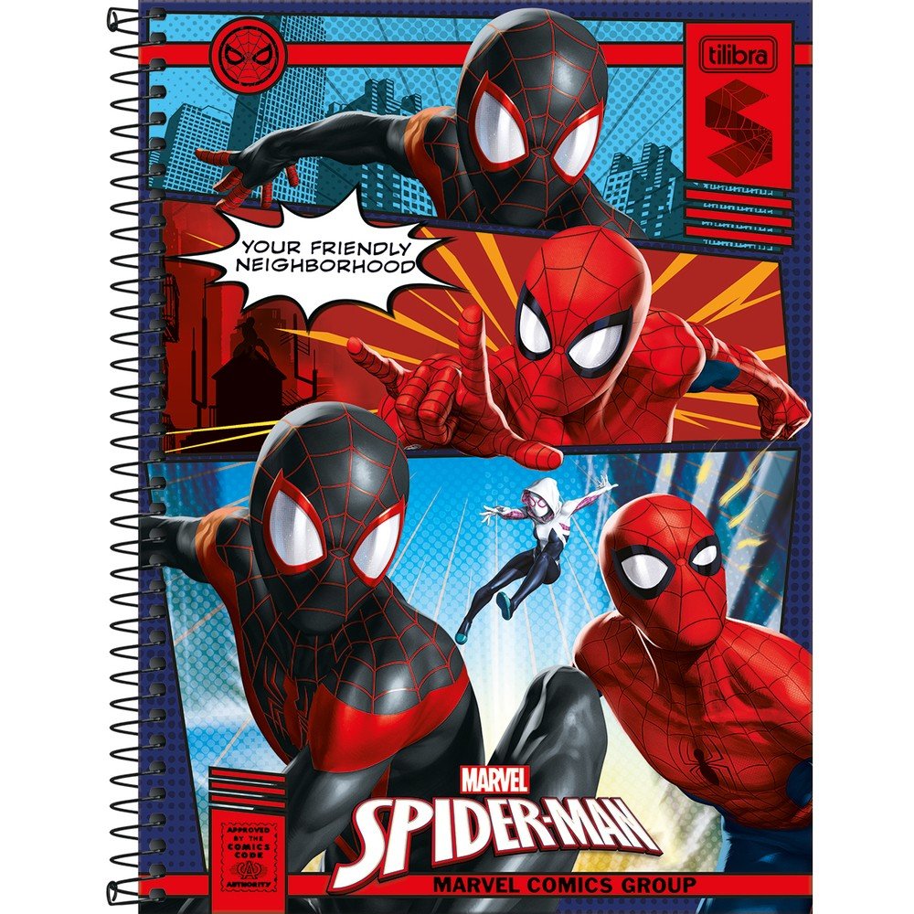 Caderno de Desenho Espiral / Capa Dura - Homem Aranha