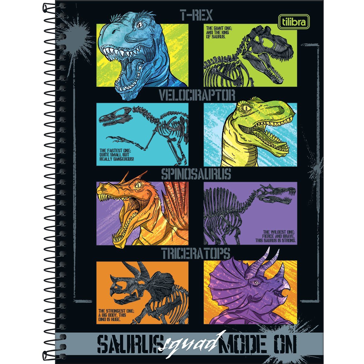 Caderno de Desenho Dinossauro