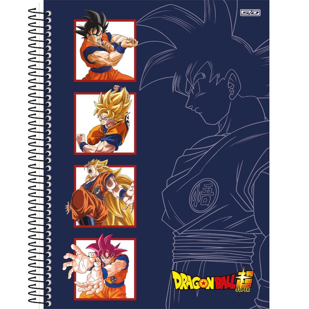 Caderno de Desenho e cartografia Dragon Ball