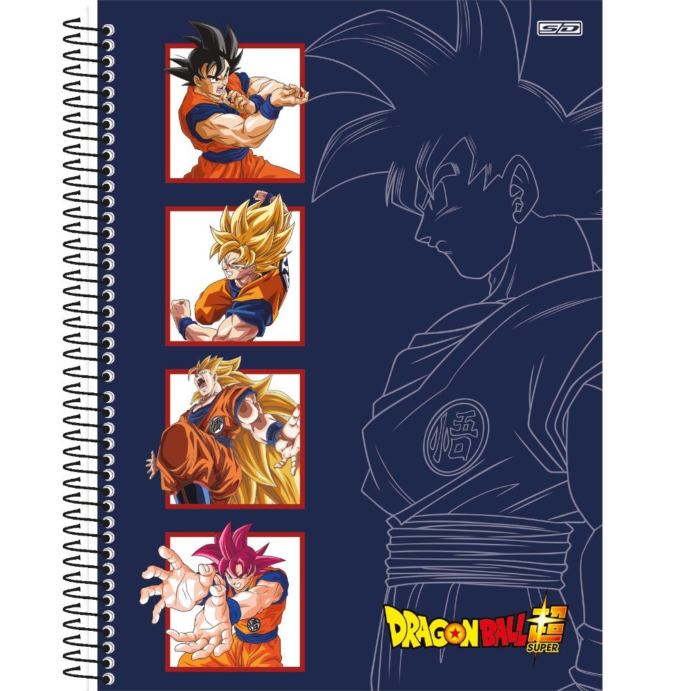 Caderno De Desenho Dragon Ball Super 60 Folhas Cartografia