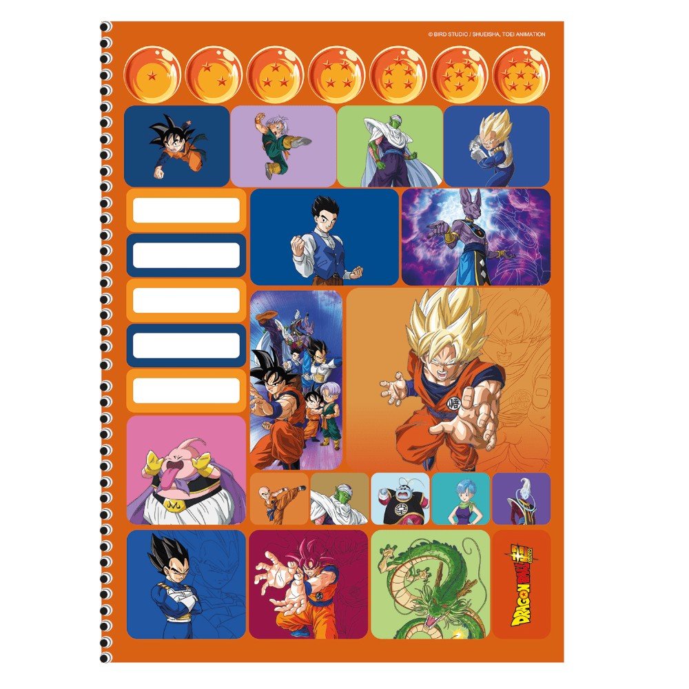 Kit 15 Placas Decorativas Dragon Ball Z Nome Do Desenho Colorido