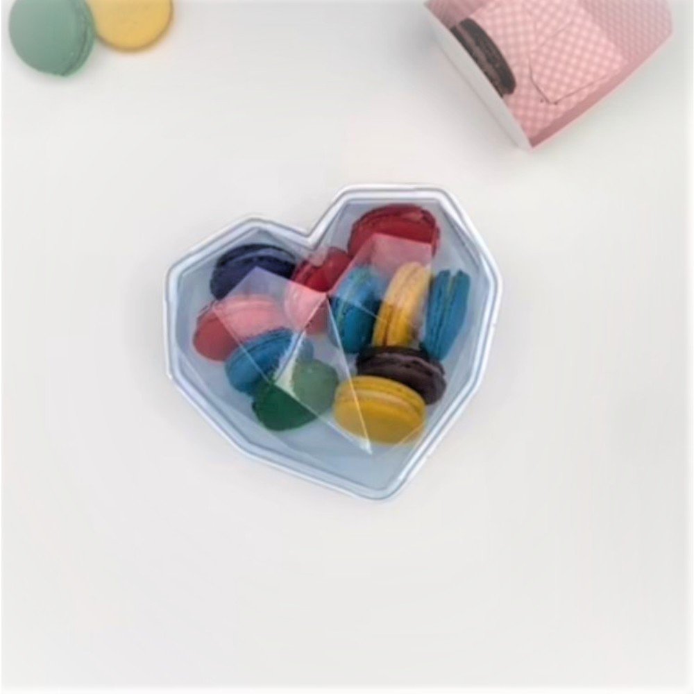 Casca Blister Coração Lapidado 350g Cod.10539 BWB