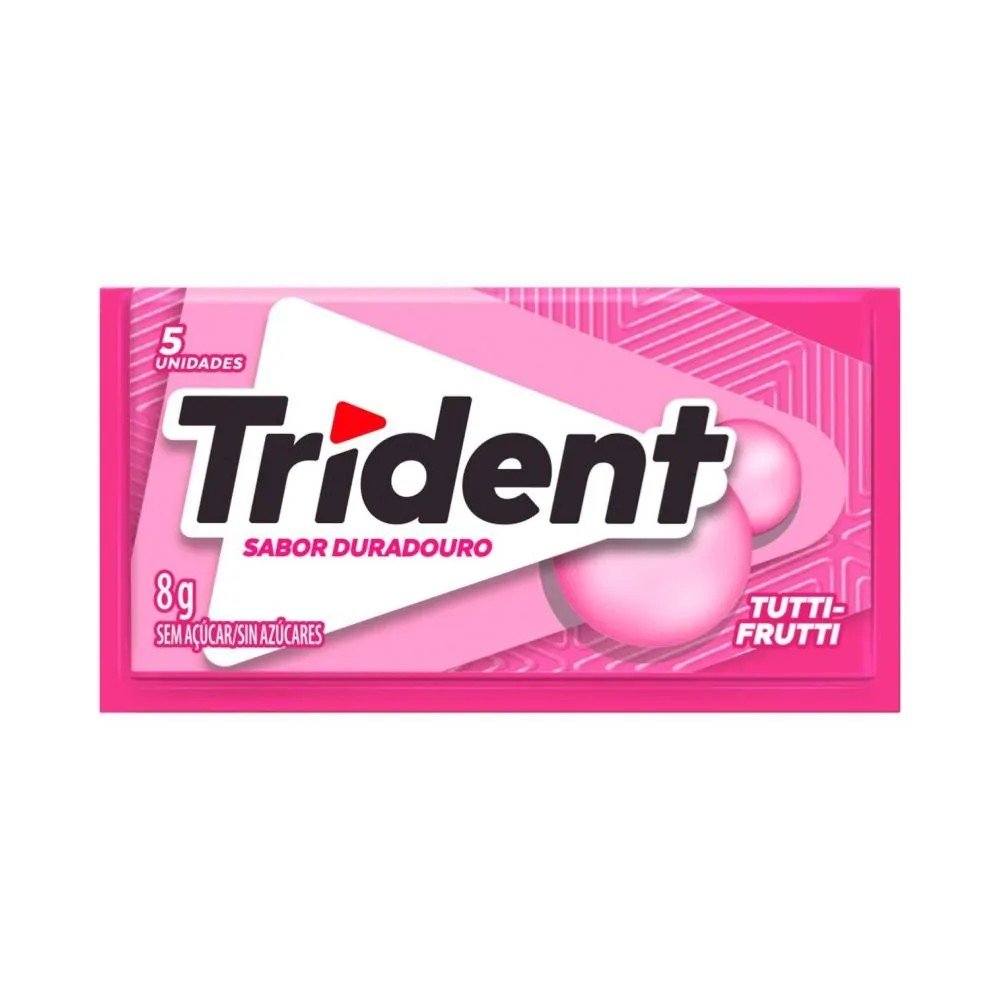 Chiclete Trident Tutti-Frutti 8g 21 Unidades Mondeléz - Welban