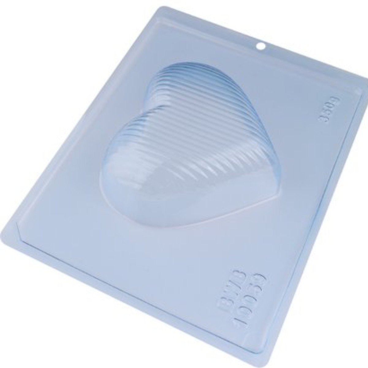 Forma Acetato Silicone Coração Listrado 350g 10059 BWB