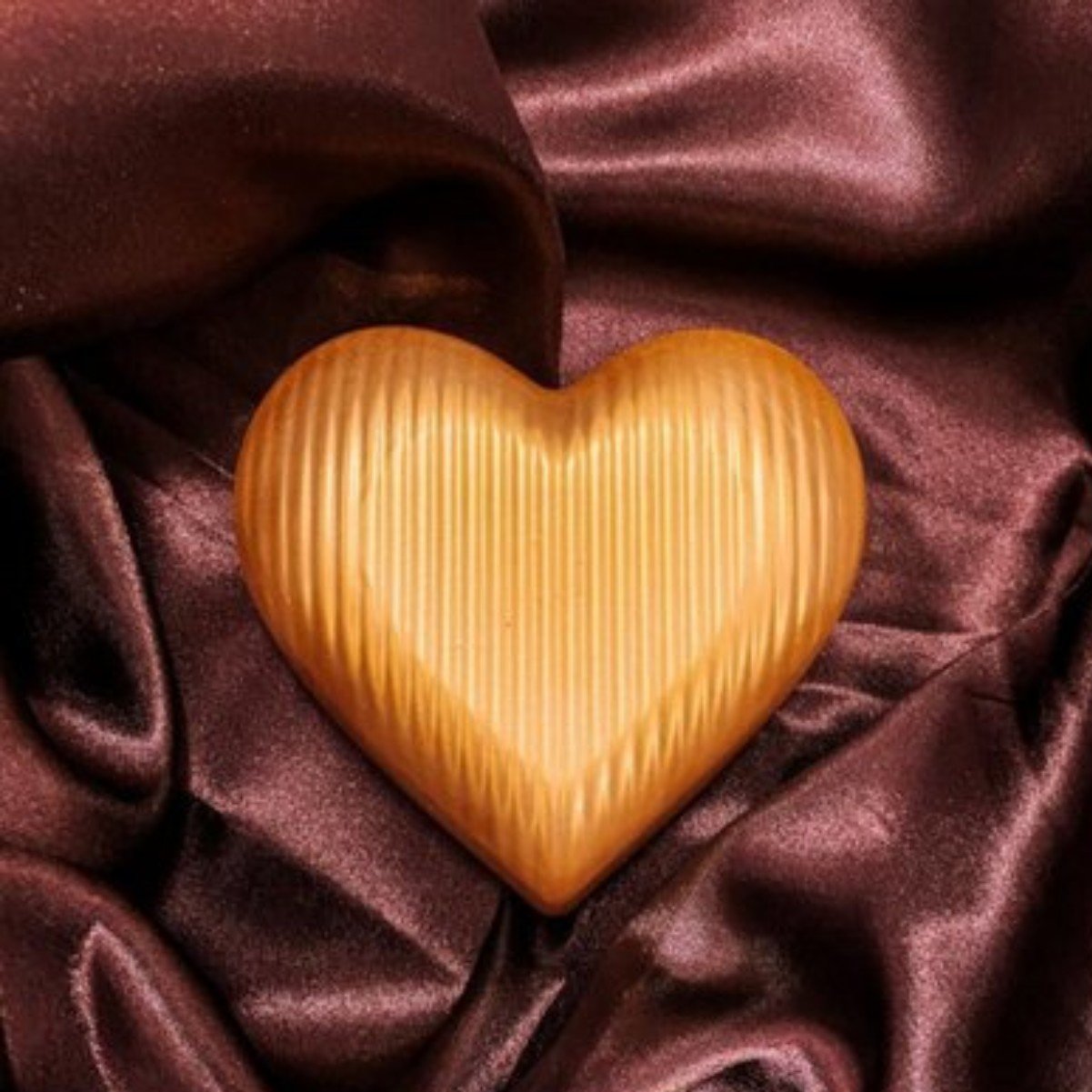 Forma Acetato Silicone Coração Listrado 350g 10059 BWB