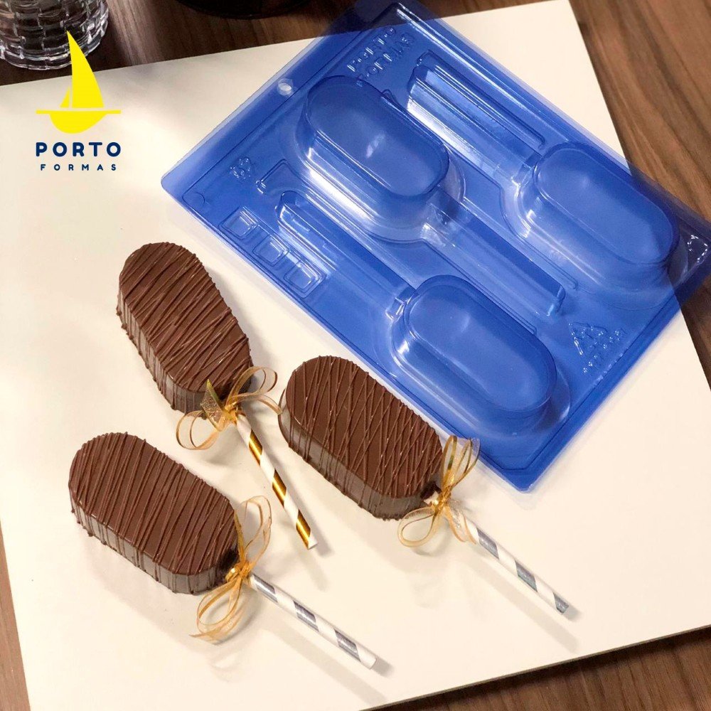 Forma De Acetato Com Silicone: Coração 250g Fork Meme 02 - Porto Formas