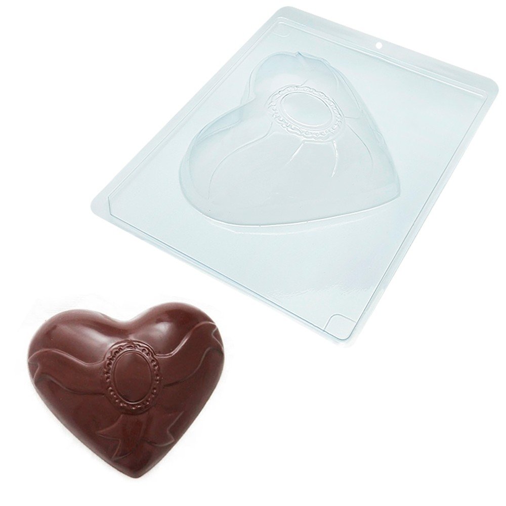 Forma Acetato Coração c/ laço 500 g Cód.108 Porto Formas