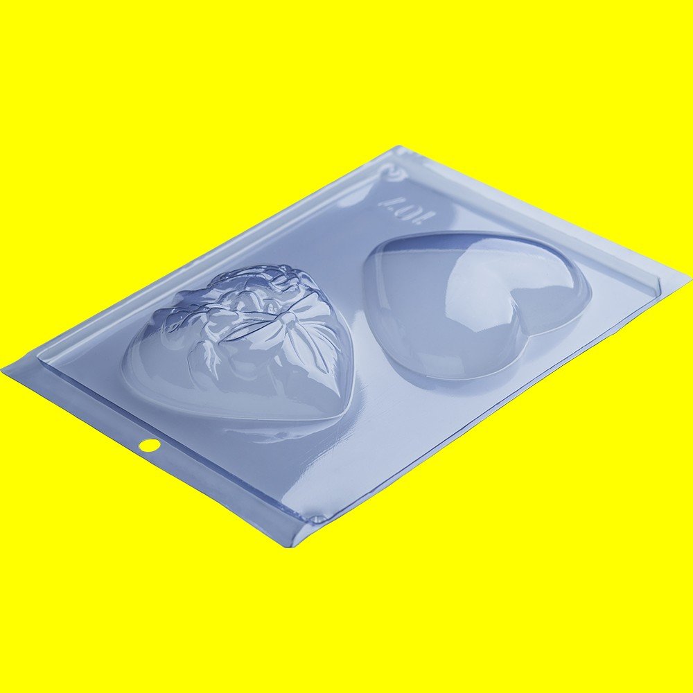 Forma Acetato Coração Florido 200 g Cód.107 Porto Formas