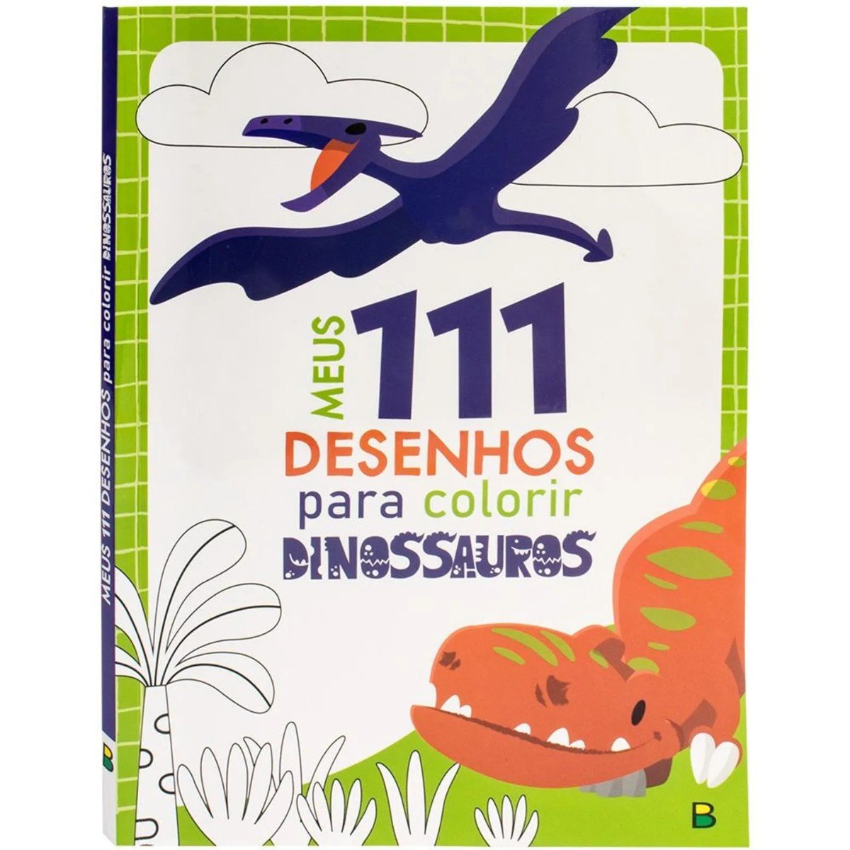 Livro Colorir Meus 111 Desenhos para Colorir Dinossauros Todolivro