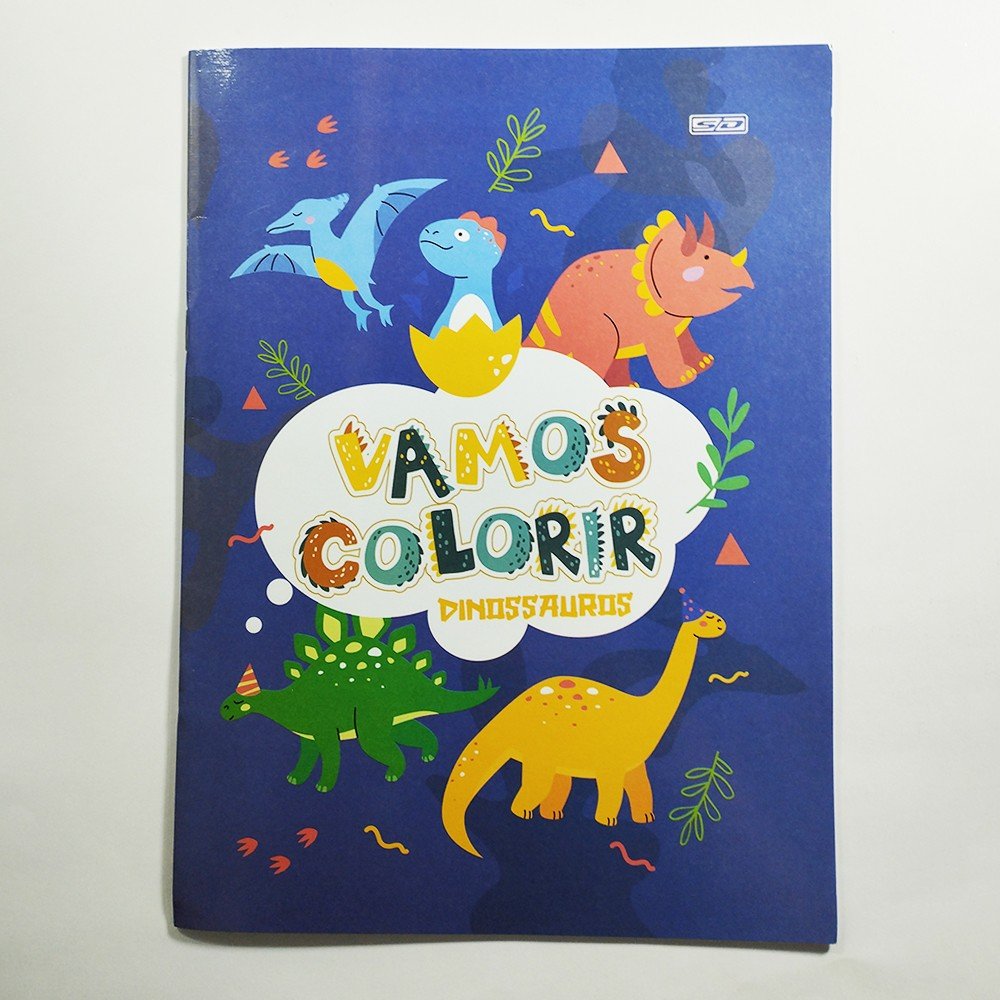 Dinossauro - Desenhos para Colorir - Brinquedos de Papel