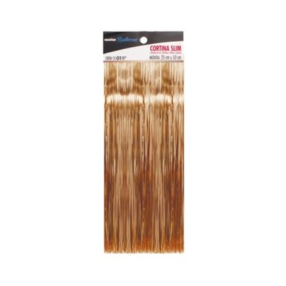 Adereço P/ Balão Cortina Reflex Slim Ouro 25x50cm