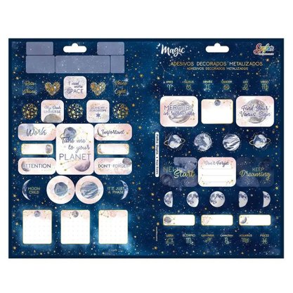 Adesivo Decorado Magic 1 Cartela Tilibra
