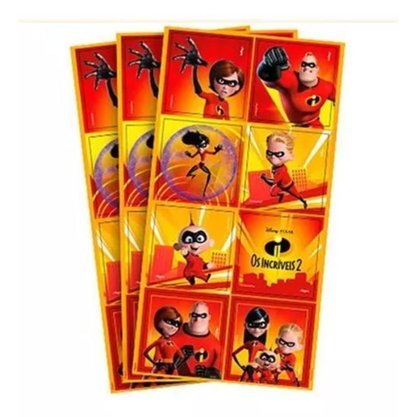 Adesivo Os Incríveis Regina C/ 24 Un