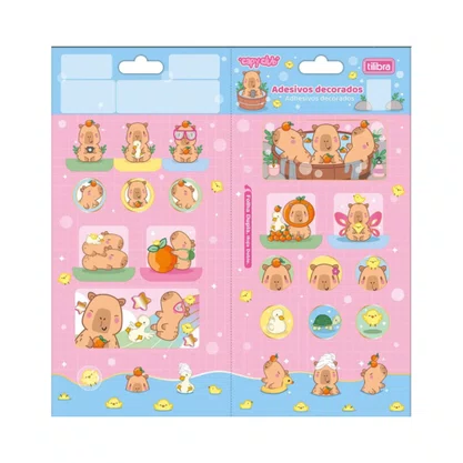 Adesivos Capivara 24un Tilibra