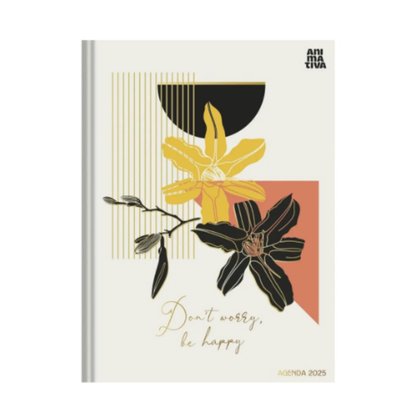 Agenda 2025 Mulher Brochura 112 Fls Flor Amarela Animativa