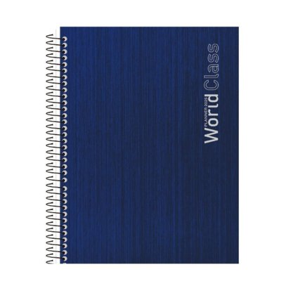 Agenda 2025 Planner Espiral Azul World Class São Domingos