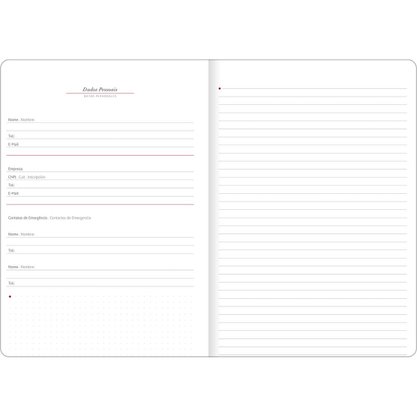 Agenda 2026 Planner Preto Cambridge Tilibra