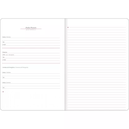 Agenda 2026 Planner Preto Cambridge Tilibra