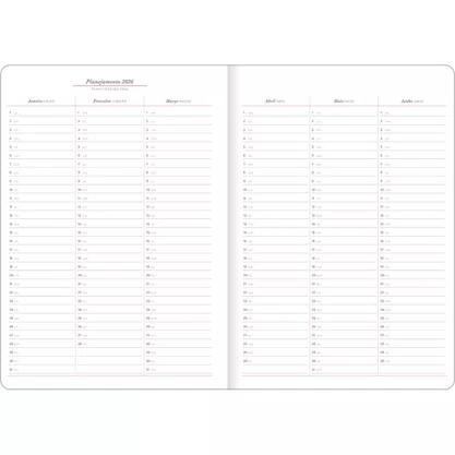 Agenda 2026 Planner Preto Cambridge Tilibra