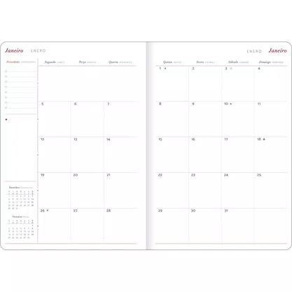 Agenda 2026 Planner Preto Cambridge Tilibra
