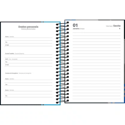 Agenda 2027 176 Folhas Verde D+ Tilibra