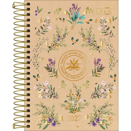 Agenda 2027 Amarelo Naturalis 176fls Tilibra