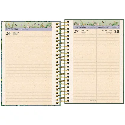 Agenda 2027 Azul Naturalis 176fls Tilibra