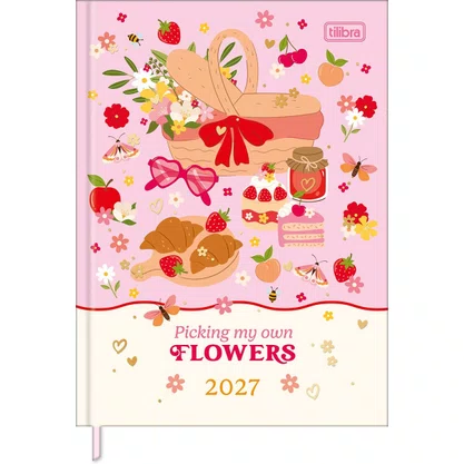 Agenda 2027 Comercial Executiva Brochura Rosa Charme Tilibra
