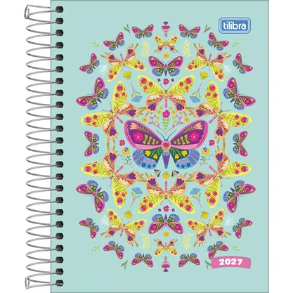 Agenda 2027 Espiral 160 Folhas Verde Pepper Tilibra
