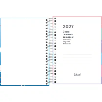 Agenda 2027 Espiral 160 Folhas Verde Pepper Tilibra