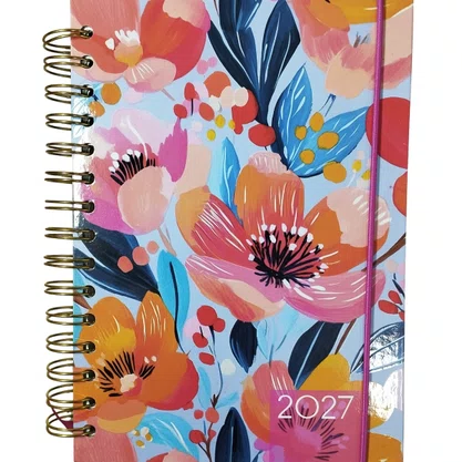 Agenda 2027 Floral Unidade Sortida 320 Páginas Win Paper