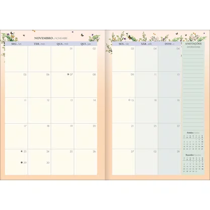 Agenda 2027 Planner 20fls Sortido Naturalis Tilibra