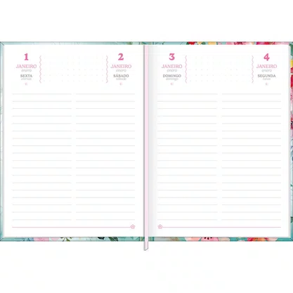 Agenda 2027 Rosa Feminine Tilibra