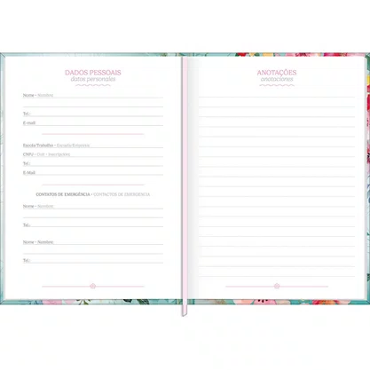Agenda 2027 Rosa Feminine Tilibra