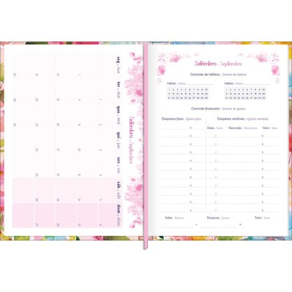 Agenda Feminine Lilás 2026 Tilibra