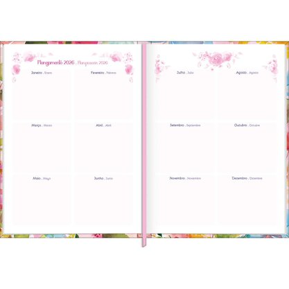 Agenda Feminine Lilás 2026 Tilibra