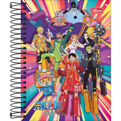 Agenda One Piece 2026 Colorido 160 Folhas | 117x164mm Tilibra