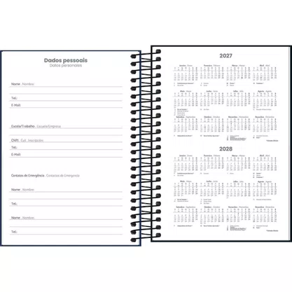 Agenda Spice 2027 Cores 140x200mm 160Fls Tilibra