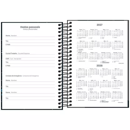 Agenda Spice 2027 Verde Skate 160Fls Tilibra