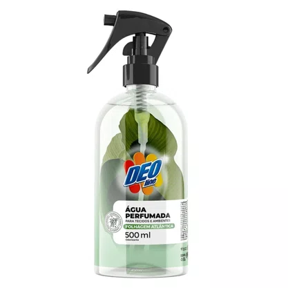 Água Perfumada P/ Tecidos E Ambientes Folhagem Atlântica 500ml Deoline