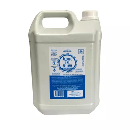 Álcool Gel Antisséptico 4 Kg 5L Ecoflame