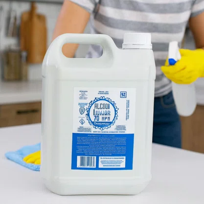 Álcool Gel Antisséptico 4 Kg 5L Ecoflame